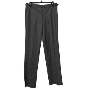 Gabriela Hearst Gray 99% Wool Tapered Trouser Pants Size US 10/12 IT 48